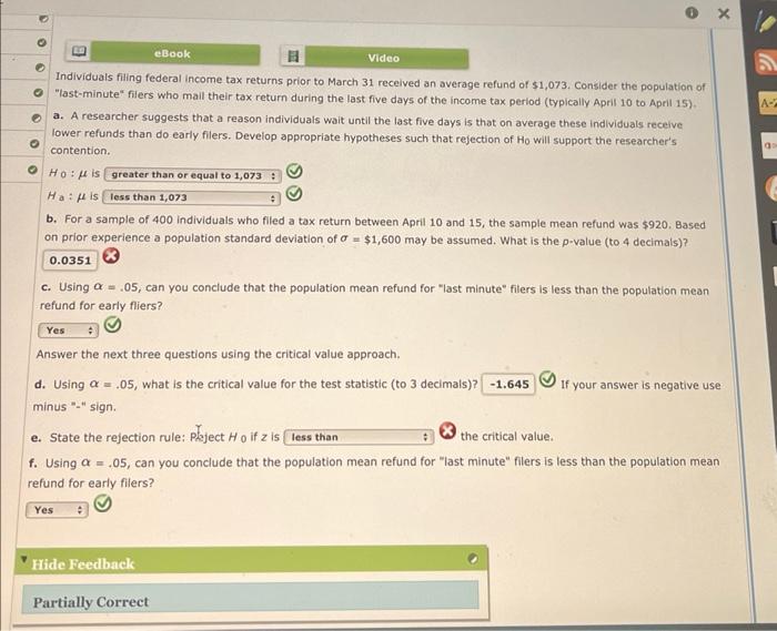 O O E Ebook Video Individuals Filling Federal Income Tax Returns Prior To March 31 Received An Average Refund Of 1 073 1