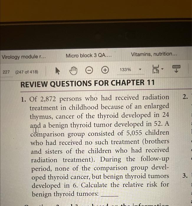 Virology Module R 227 247 Of 418 Micro Block 3 Qa Vitamins Nutrition 133 Review Questions For Chapter 11 1