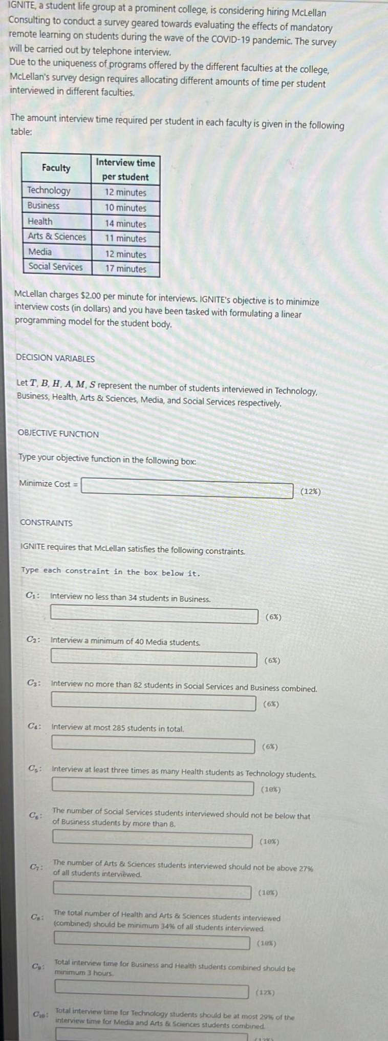 Ignite A Student Life Group At A Prominent College Is Considering Hiring Mclellan Consulting To Conduct A Survey Geare 1