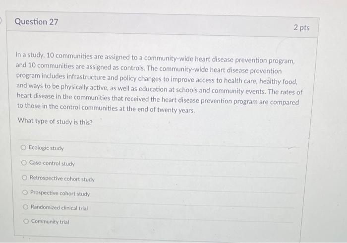 D Question 25 A Study Investigated The Association Between Income And Asthma In 20 Large Major Cities In The United Stat 3