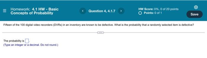 Homework 4 1 Hw Basic Concepts Of Probability Question 1 4 1 1 Part 1 Of 2 What Is The Value Of P A P A Round 4