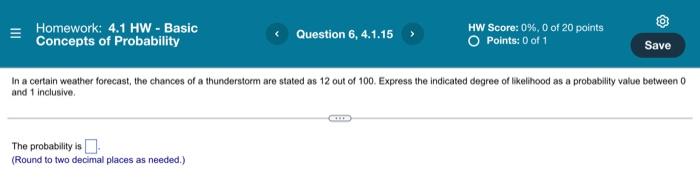 Homework 4 1 Hw Basic Concepts Of Probability Question 1 4 1 1 Part 1 Of 2 What Is The Value Of P A P A Round 6