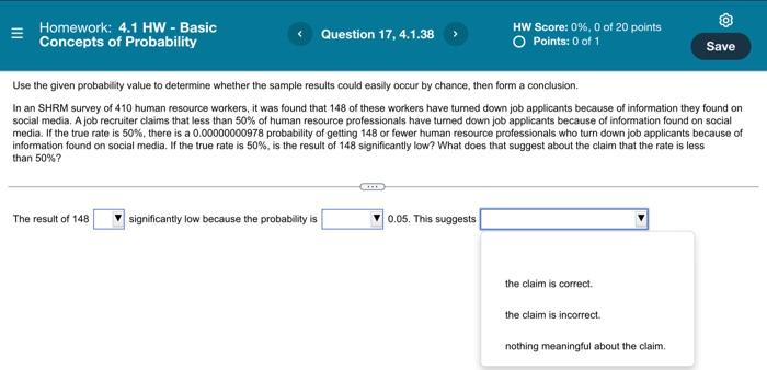 Homework 4 1 Hw Basic Concepts Of Probability Question 1 4 1 1 Part 1 Of 2 What Is The Value Of P A P A Round 21
