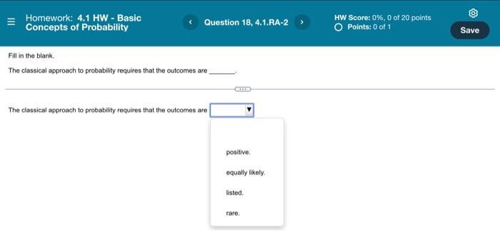 Homework 4 1 Hw Basic Concepts Of Probability Question 1 4 1 1 Part 1 Of 2 What Is The Value Of P A P A Round 22