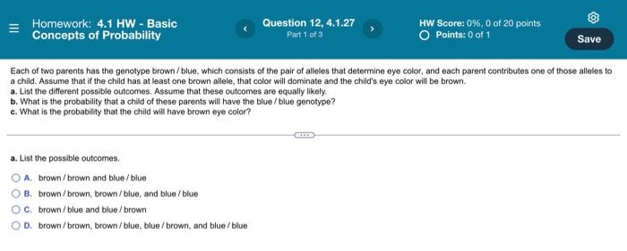 Homework 4 1 Hw Basic Concepts Of Probability Question 1 4 1 1 Part 1 Of 2 What Is The Value Of P A P A Round 26