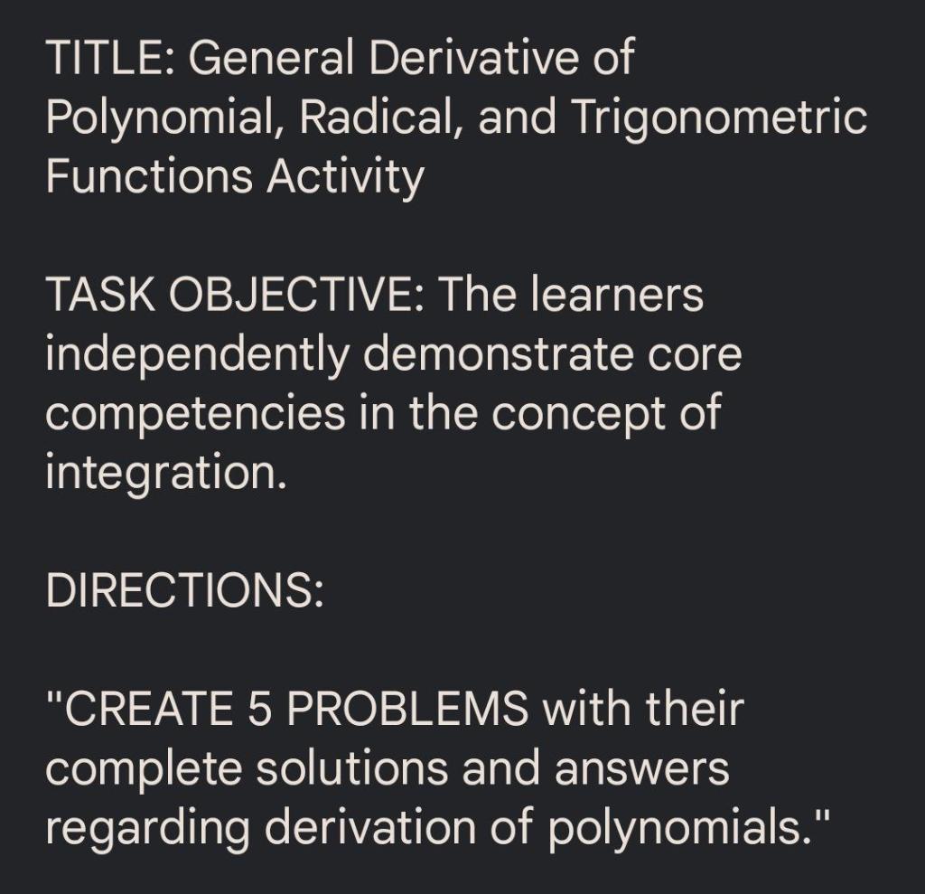 Please Create Problems As Simple As Possible No Complicated Complex Problems Please Thank You 1