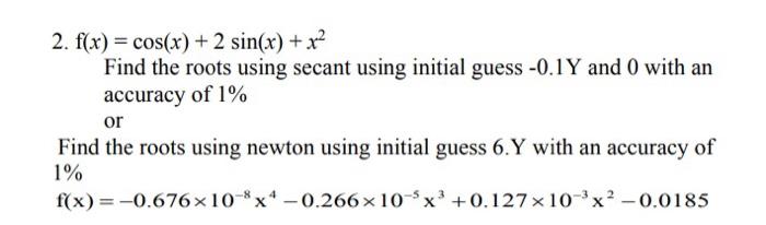 Numerical Methods And Analysis 1