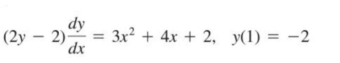 Find An Explicit Solution Of The Given Initial Value Problem Determine The Exact Interval I Of Definition Of Each Solu 2