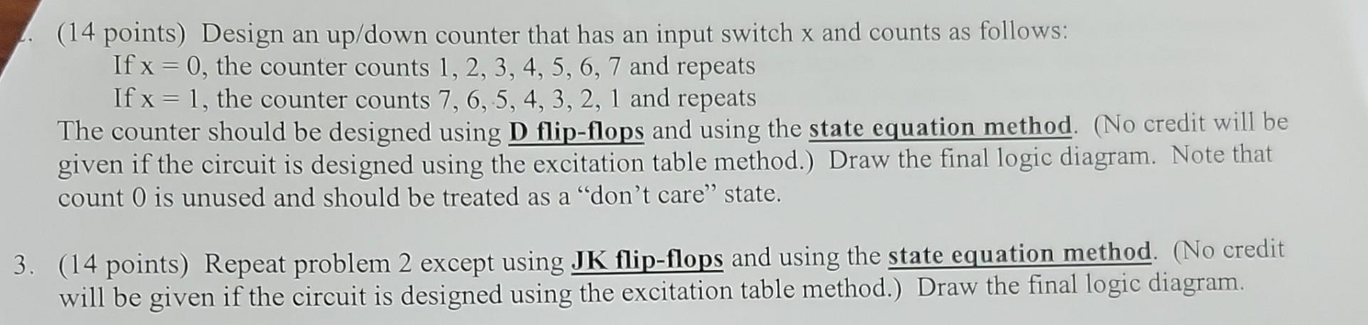 Please Solve Number 3 With State Equation Method 1