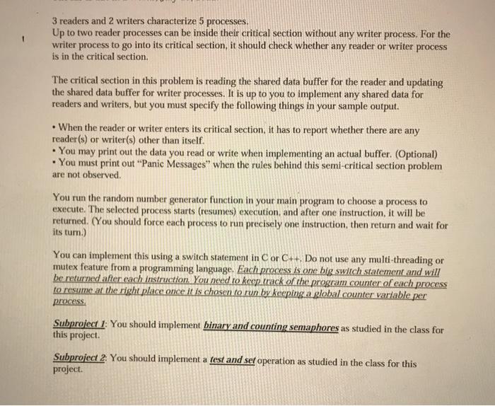 Can Anyone Help To Code This Problem And Do Not Use Any Mutex Or Multitread Please I Need Help With This 1