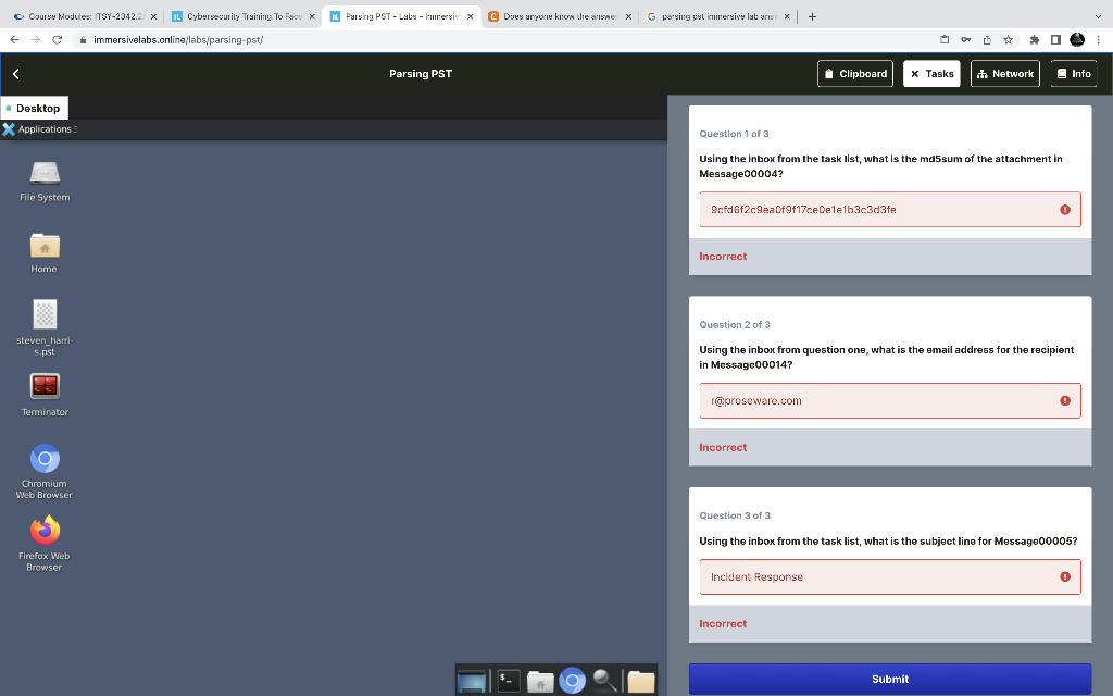Course Modules Tsy 2342 2 X A Desktop Applications File System Home Steven Harri S Pst Terminator Chromium We 1