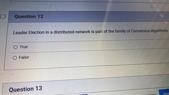 Question 13 Which Of The Following Is Not True About Middleware It Is Portable And Reusable O It Is A Layer Between The 2