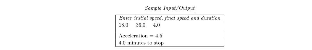 17 Write A Java Program That Will Perform Some Calculations Regarding A Cyclist Coasting On A Road The Program Will As 2
