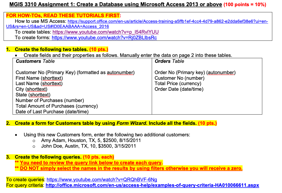 Please Show All Work For Steps And Sql Code 1