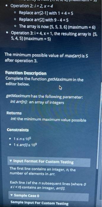Given An Array Arr Of N Positive Integers The Following Operation Can Be Performed Any Number Of Times Use A 1 Based I 2