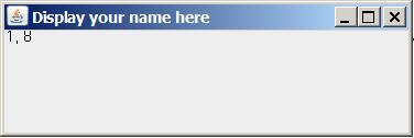 Java Homework Help How Do I Add A Jpanel Object To The Center Of The Jframe Object To Produce The Screenshot Show Pro 1