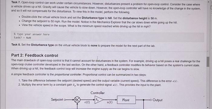 Control Strategies There Are Two Basic Strategies That Can Be Used For Cruise Control Open Loop Control And Feedback Co 5