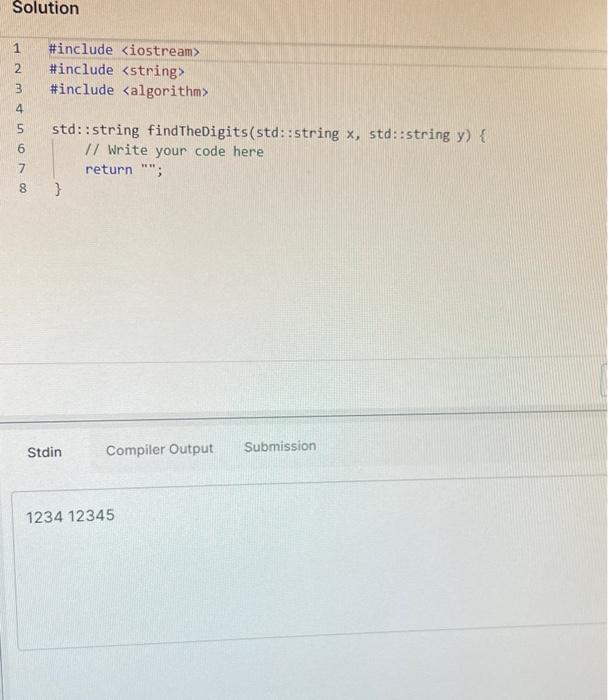 Problem Statement You Are Given Two Numbers X And Y Represented As Strings Y Is Generated By Random Shuffling X And The 3