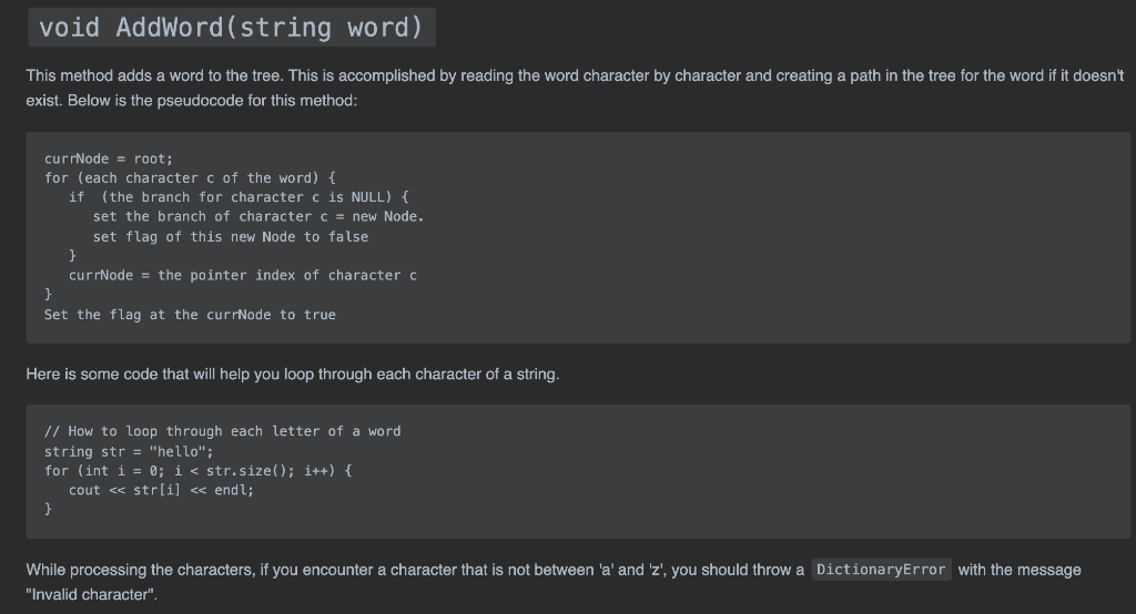 In C Please Dictionary Header 1