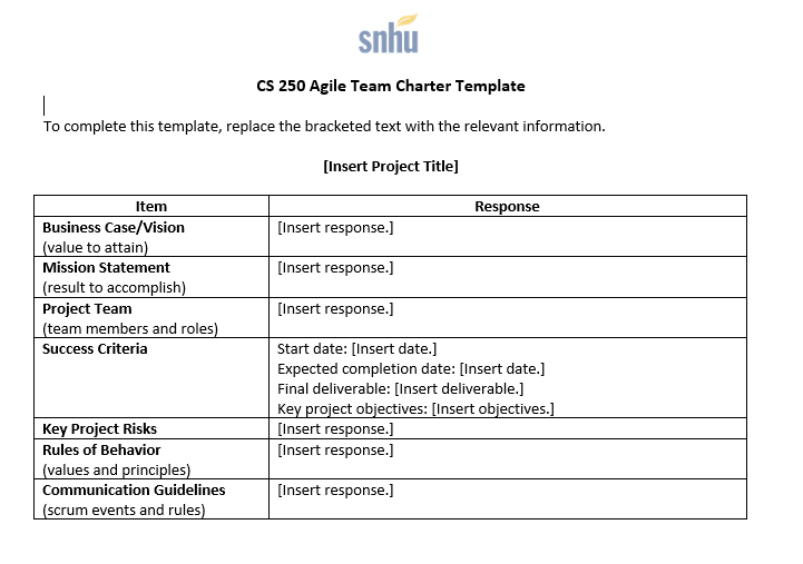 Overview As The Scrum Master For The Agile Team Responsible For The Product Development You Will Develop An Agile Team 1