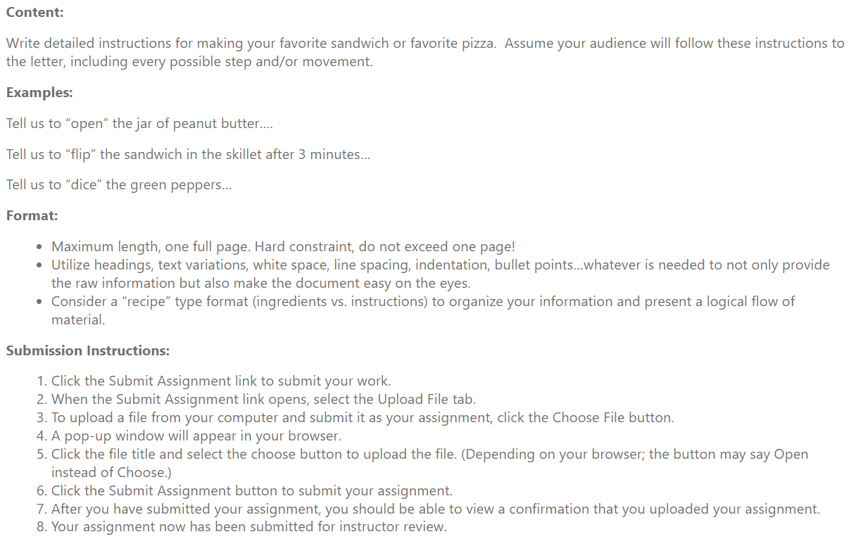 Assignment The Writing Process Prewriting Purpose And Audience Brainstorming Form Writing Organization Voice Word 2