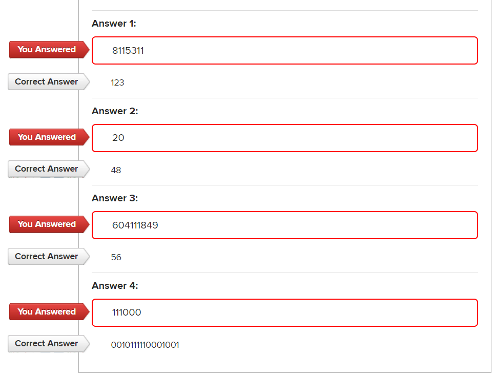 I Missed A Lot Of Questions On This Quiz Can Someone Explain Why I Missed The Questions What Method To Use And What T 2