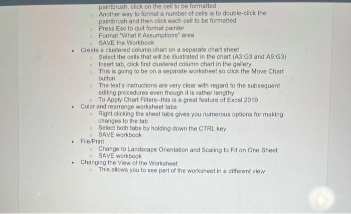 Lecture Notes For Module 03 Working With Large Worksheets Charting And What If Analysis Manola Department Stores Inc 6