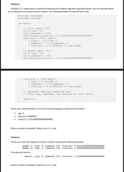 Input Output Format Assume We Have Sign Bit Exponent And Fraction Individually For Every Input Number For Example 54 3