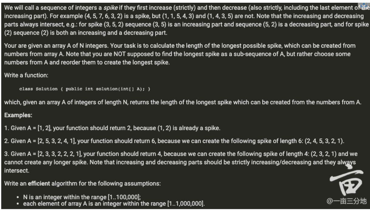We Will Call A Sequence Of Integers A Spike If They First Increase Strictly And Then Decrease Also Strictly Includin 1