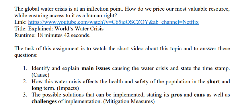 Help Me Guys Energy And Sustainable Development Assignment 1