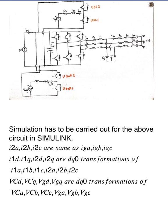 La 14 Ise Ubatt 2 Juba Usc 2 Usci Li Wwm Um Mm Iza T Mm Mm Vp Ty Gold Simulation Has To Be Carried Out For The Above Cir 1