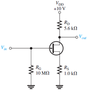 Determine The Total Input Resistance In The Figure Below Igss 20 Na At Vgs 10 V 1