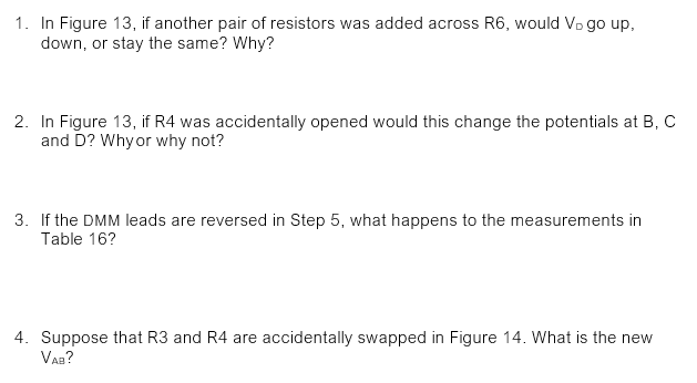 Procedure 1 Consider The Circuit Of Figure 13 R5 And R6 Form A Simple Series Connection Together They Are In Paralle 4