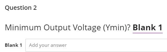 Given The Following Check The Circuit Below A Sensor Output Range X 1 5v B Op Amp Output Range Y Op Amp Ck 4
