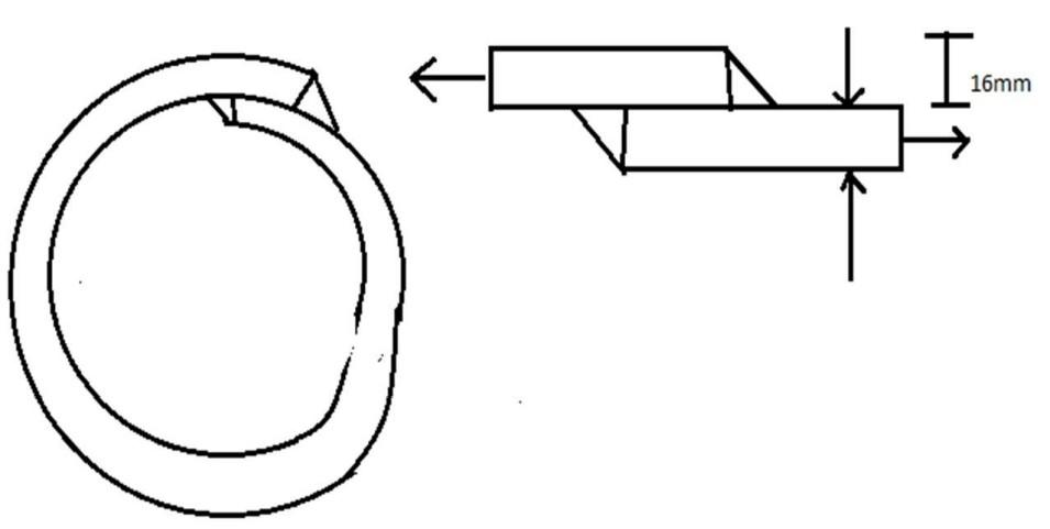 A Steel Plate 16 Mm Thick And 1 Mm Thick Depth Forms A 1 5m Cylinder Welding Diameter By Front Fillets Interior And Exte 1