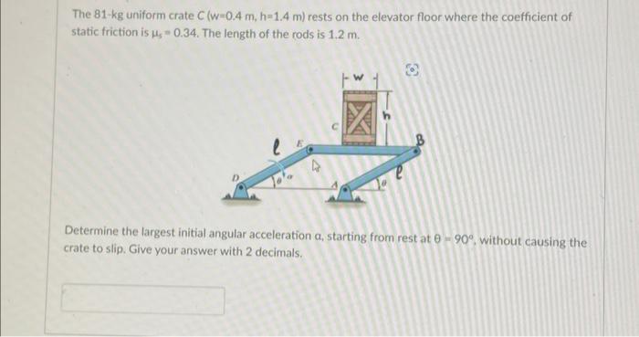 Question 14 Those Data Are For Questions 14 15 16 A Force Of P 250 N Is Applied With On Angle A 20 To The 50 Kg Ca 4