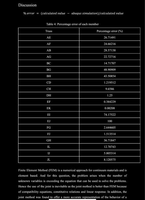 Results Truss Ae Af Ab Ag Bc Bg Bh Cd Ch Dh Ef Ek Ei Ej Fg Fj Gh Il Ij Jl Table 2 Result From The Calculation Nodes 1 3