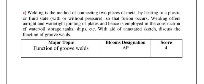 C Welding Is The Method Of Connecting Two Pieces Of Metal By Heating To A Plastic Or Fluid State With Or Without Press 1
