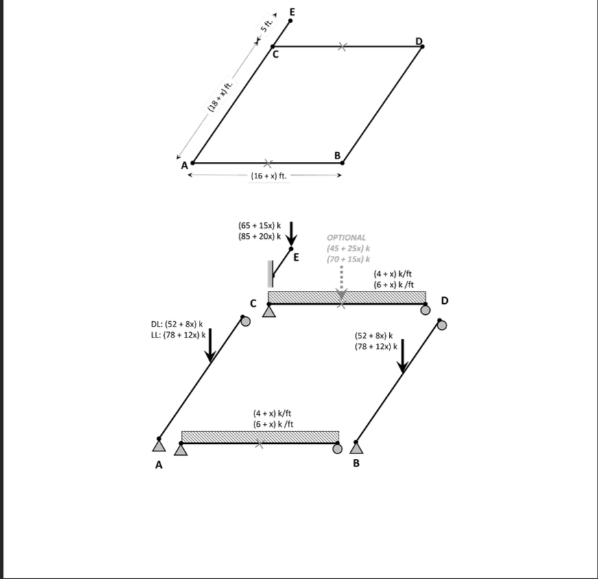 Design The Beam And Column System Shown In The Figure Below Note The Support Conditions Are Not Realistic And Are Only 1