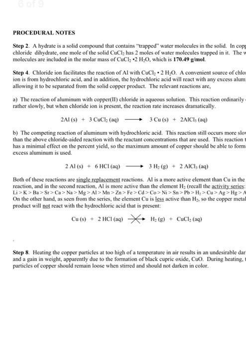 Experiment Determination Of Reaction Yield Introduction Stoichiometry Calculations Are About Calculating The Amounts O 5