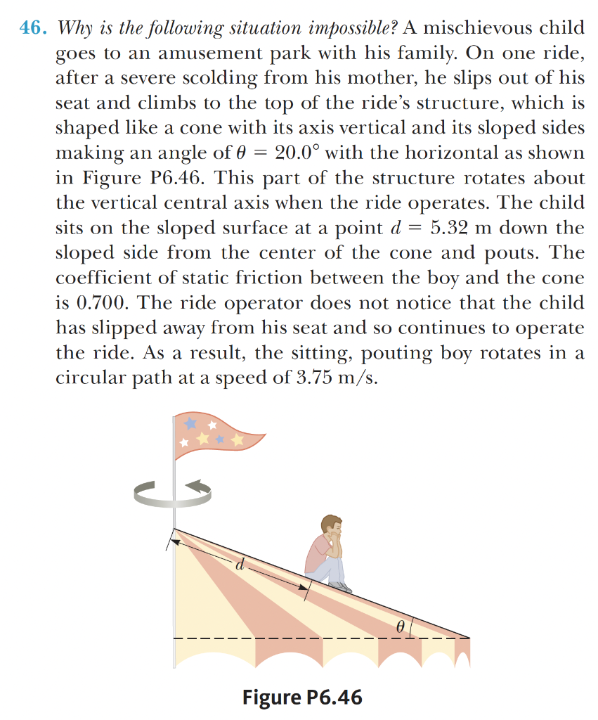 46 Why Is The Following Situation Impossible A Mischievous Child Goes To An Amusement Park With His Family On One Rid 1