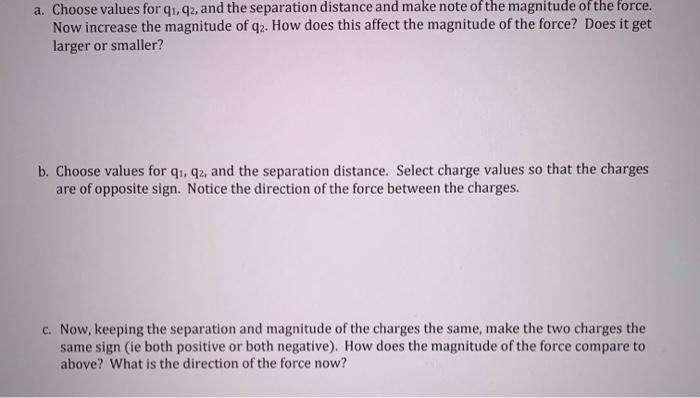 D Coulomb Force 1 Open The Simulation Https Phet Colorado Edu Sims Html Coulombs Law Latest Coulombs Law En Html Sel 2