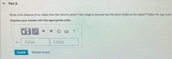 Concider A Concave Spherical Mirr Or That Has Focal Length F 19 0 Cm Y Part A What Is The Distance Of An Object Fro 2