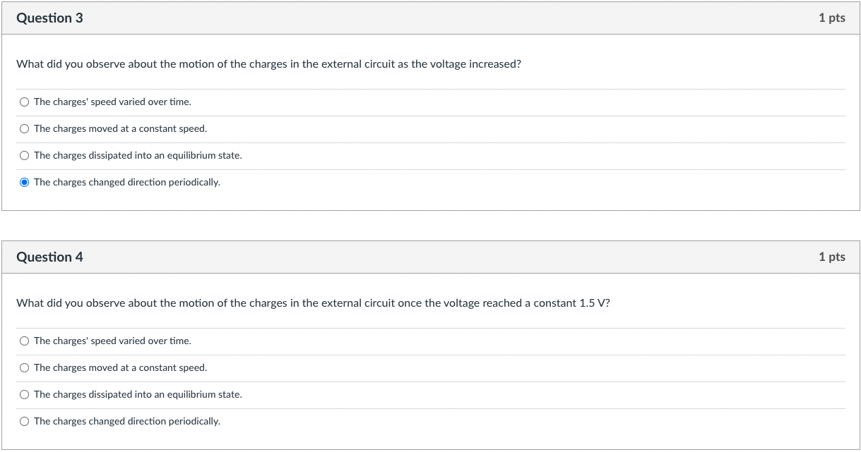 Need Help With Q3 And Q4 Please Here Is The Instruction Connect The Voltmeter Across The Capacitor Slowly Increase 1