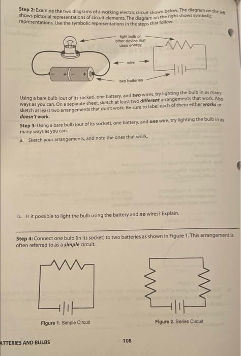 Static And Batteries And Bulbs Purpose To Explore Various Arrangements Of Batteries And Bulbs As Well As The Effects Of 2