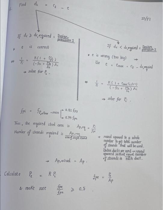 A Simply Supported Pretensioned Aashto Bridge Girder Of Normalweight Concrete Is To Be Designed The Beam Profile Is Show 5