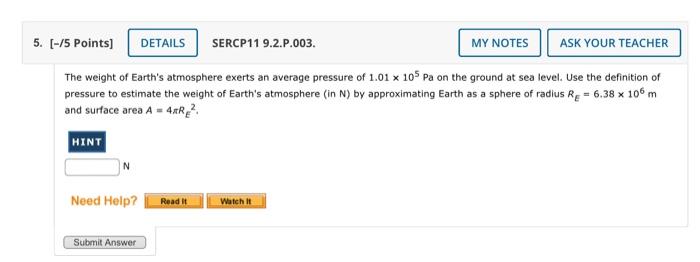 1 5 Points Details Sercp11 9 2 Op 001 A Block Of Solid Lead Sits On A Flat Level Surface Lead Has A Density Of 1 3