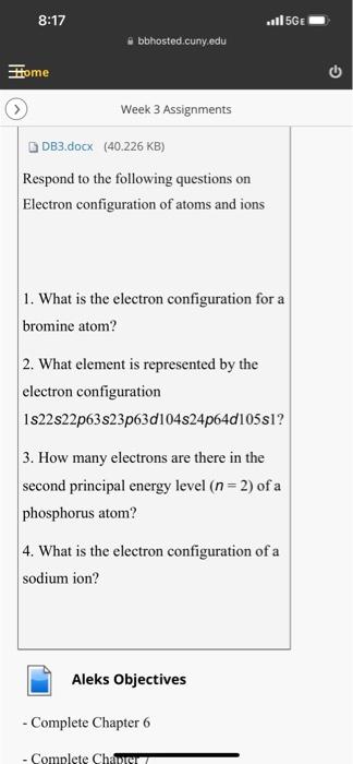 Chemistry 1100 1