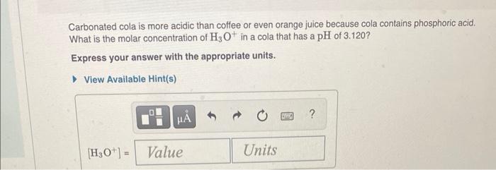 What Is The Ph Of An Aqueous Solution With H3o 6x10 12 M Express The Ph Numerically Using One Decimal Place View 2