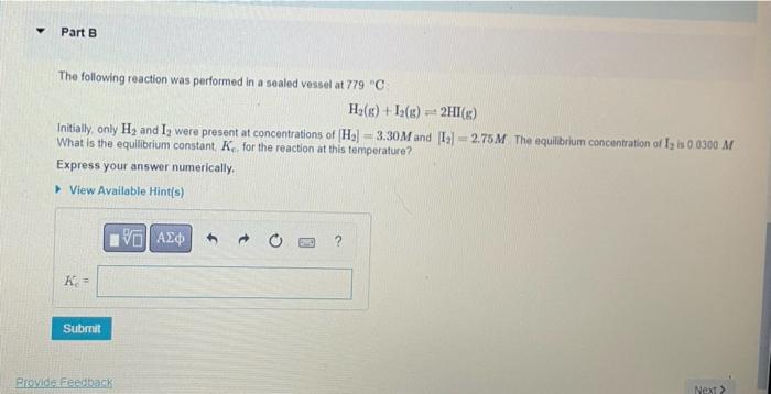 Me Equilibrium Constant K Of A Reaction At A Particular Amperature Is Determined By The Concentrations Or Prestures The 4